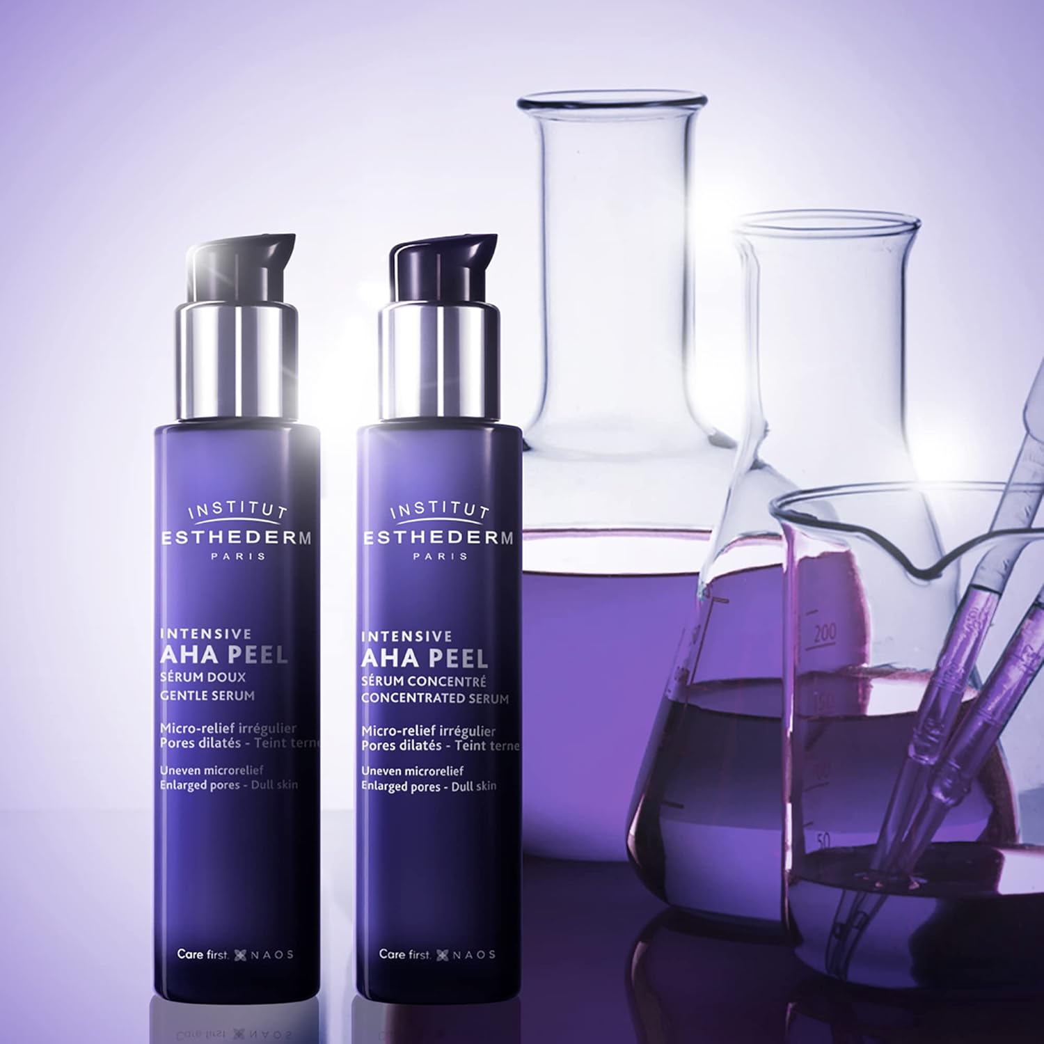 Institut Esthederm - Intensive AHA Peel Concentrated Serum - Face and Neck - Pore Reducing - All Skin Types