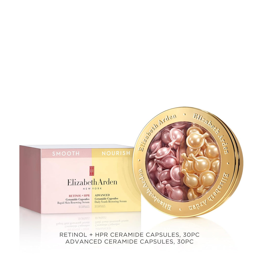 Elizabeth Arden Advanced Ceramide Face Serum Capsules, Anti-Aging Skincare, Fragrance-Free Hydrating Formula for Radiant, Firm Skin, Nourishing and Strengthening