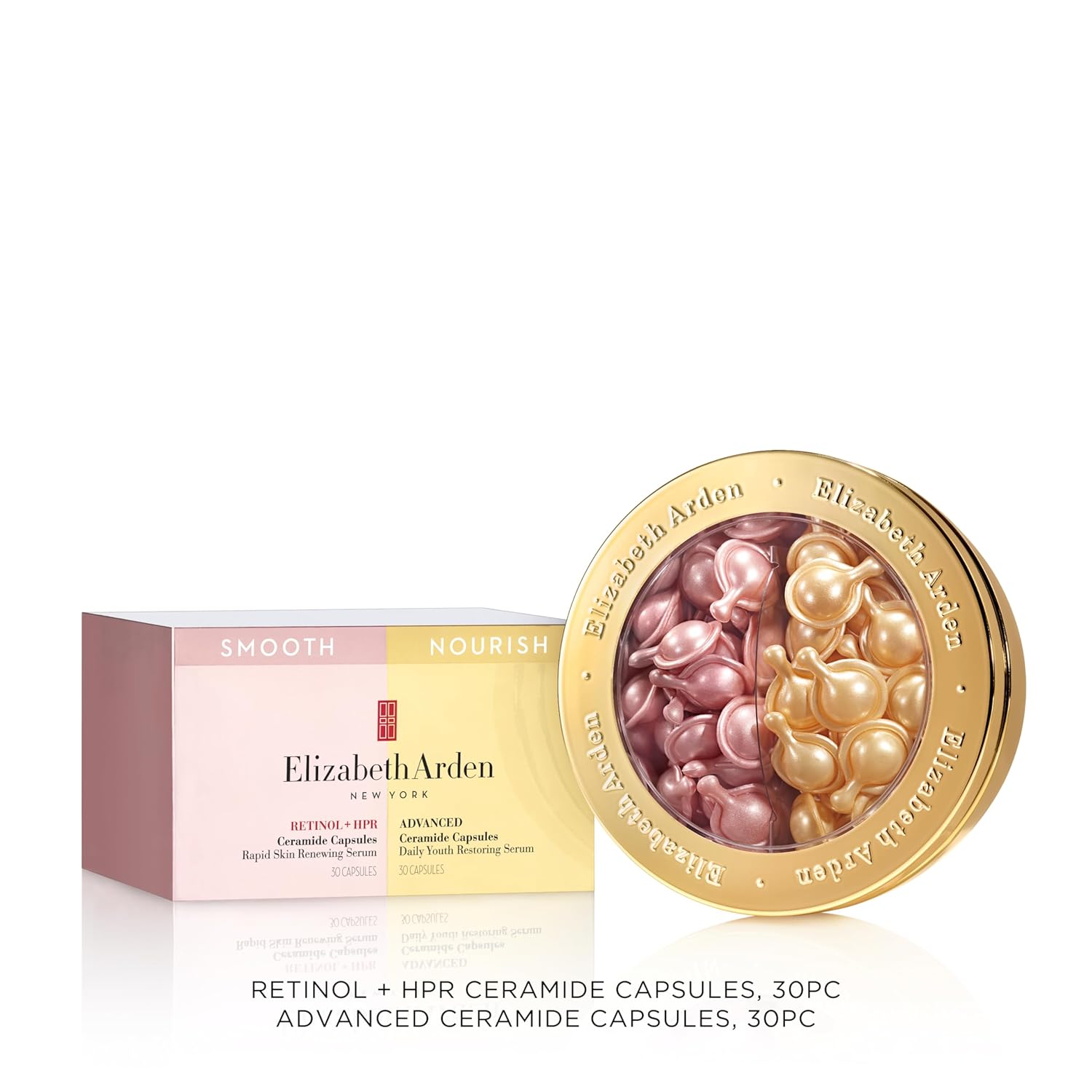 Elizabeth Arden Advanced Ceramide Face Serum Capsules, Anti-Aging Skincare, Fragrance-Free Hydrating Formula for Radiant, Firm Skin, Nourishing and Strengthening