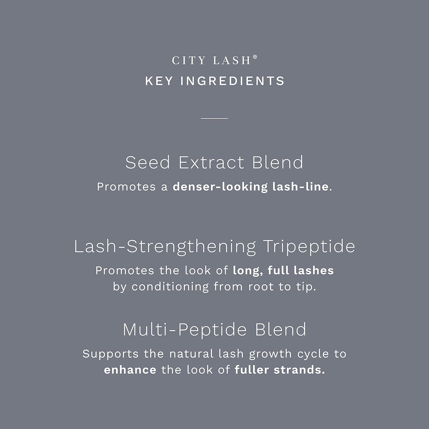 City Beauty City Lash® - Natural Eyelash Enhancing Serum - Nourish & Lengthen Lashes - No Harsh Chemicals - Get Stronger, Fuller, Thicker-Looking Eyelashes - Clean & Cruelty-Free