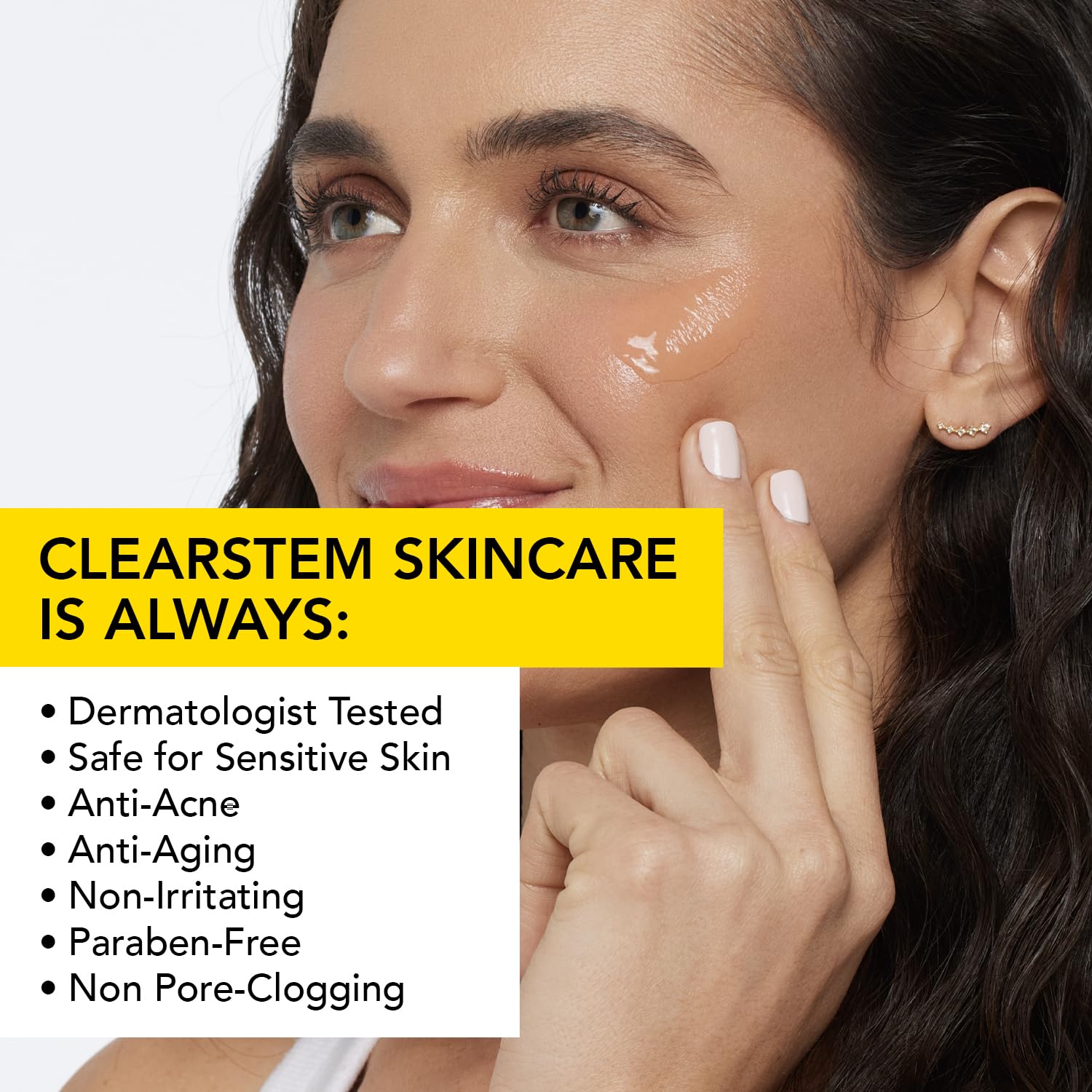 CLEARSTEM - CLEARITY The Blackhead Dissolver Mandelic Acid Serum - Vitamin C, Turmeric, Collagen Boost - All Skin Types - Facial Skin Care Products - Gluten Free, Cruelty Free - 1 fl oz / 29ml