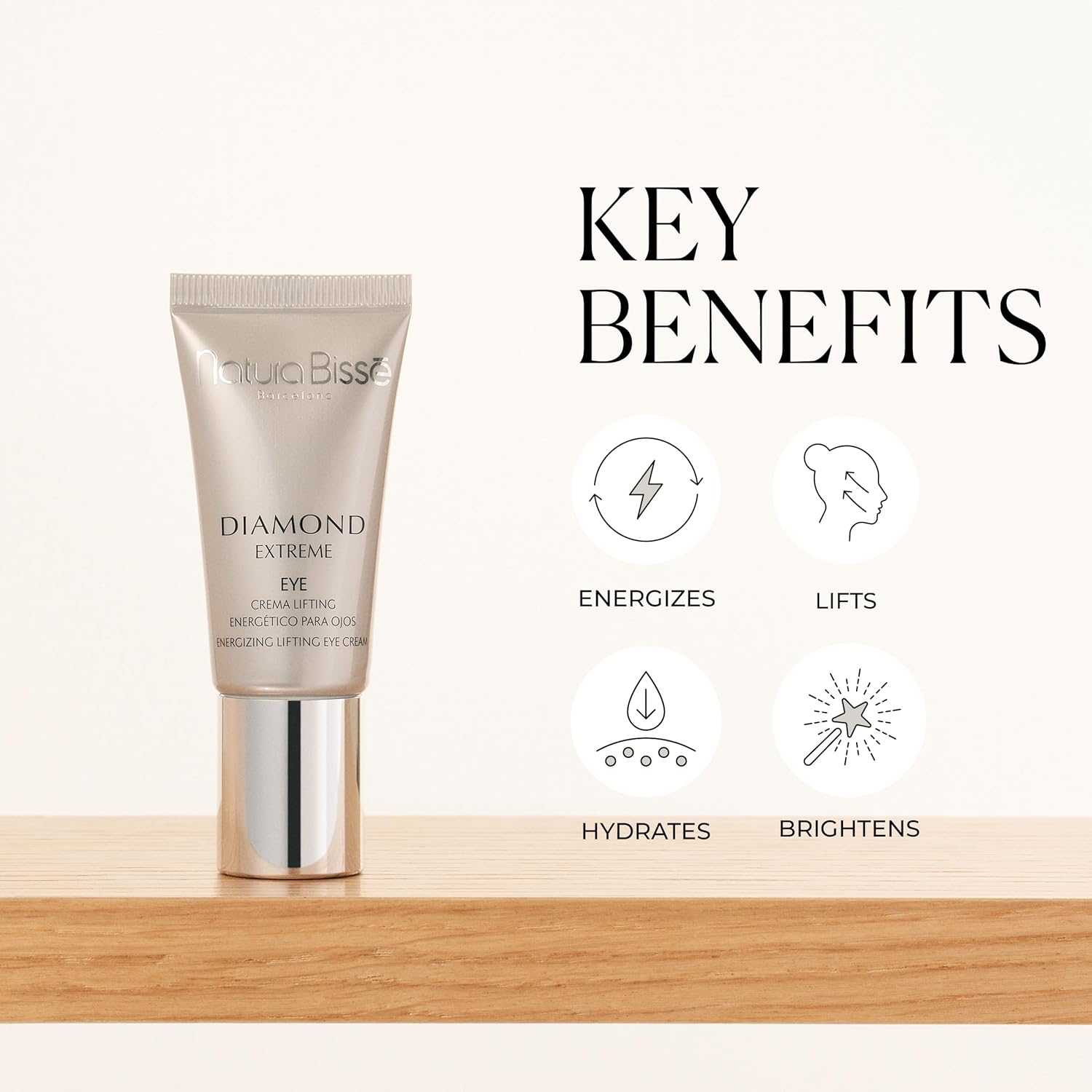 Natura Bissé Diamond Extreme Eye | Anti-Aging Lifting Eye Cream | Energizes, Lifts, Hydrates & Brightens