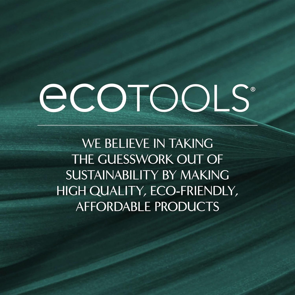 EcoTools Daily Defined Eye Brush Kit, Makeup Brushes For Liquid, Powder, & Cream Eyeshadow & Eyeliner Application, Eco-Friendly Eye Brushes, Synthetic Hair, Cruelty Free, 5 Piece Set