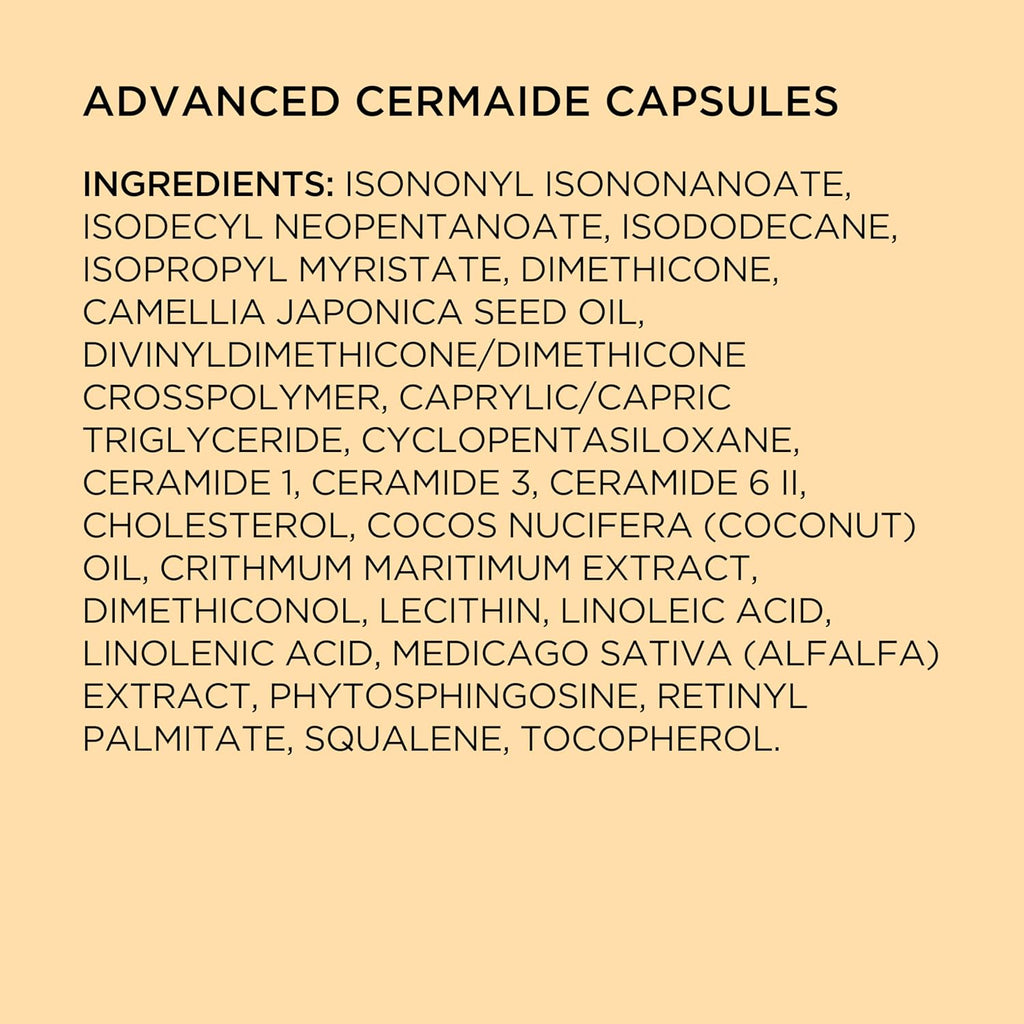 Elizabeth Arden Advanced Ceramide Face Serum Capsules, Anti-Aging Skincare, Fragrance-Free Hydrating Formula for Radiant, Firm Skin, Nourishing and Strengthening