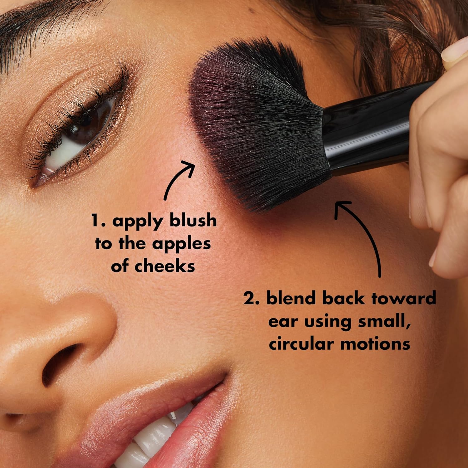 e.l.f. Angled Blush Brush, Face Makeup Brush For A Sculpted Look, Great For Cream, Liquid Or Powder Blush, Bronzers & more, Vegan & Cruelty-Free